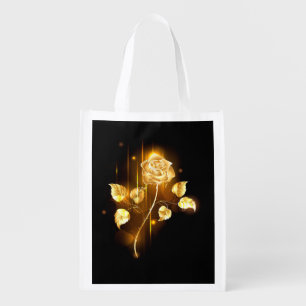 Golden rose ( gold rose ) grocery bag