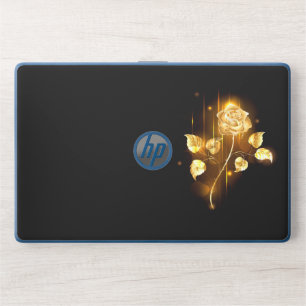 Golden rose ( gold rose ) HP laptop skin