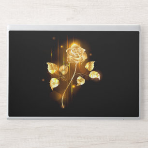Golden rose ( gold rose ) HP laptop skin