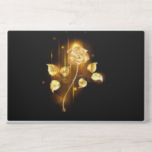 Golden rose ( gold rose ) HP laptop skin