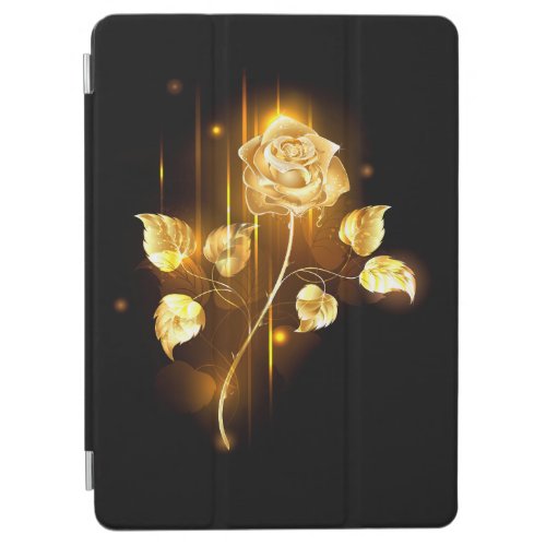 Golden rose  gold rose  iPad air cover