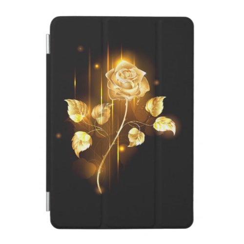 Golden rose  gold rose  iPad mini cover