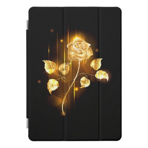 Golden rose  gold rose  iPad pro cover