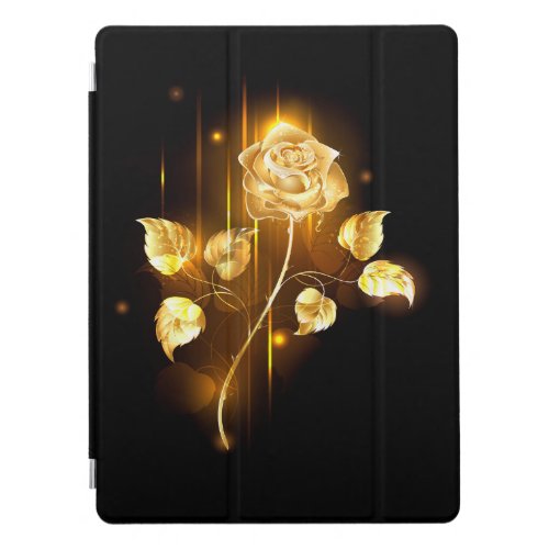 Golden rose  gold rose  iPad pro cover