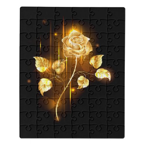 Golden rose  gold rose  jigsaw puzzle