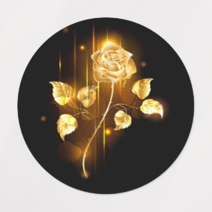 Golden rose ( gold rose ) kids' labels