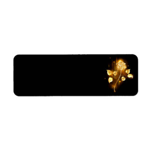 Golden rose ( gold rose ) label