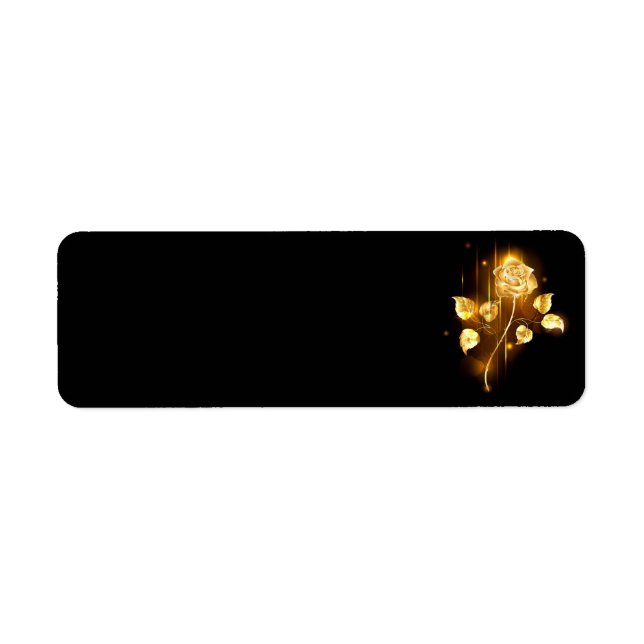Golden rose ( gold rose ) label (Front)
