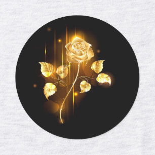 Golden rose ( gold rose ) labels