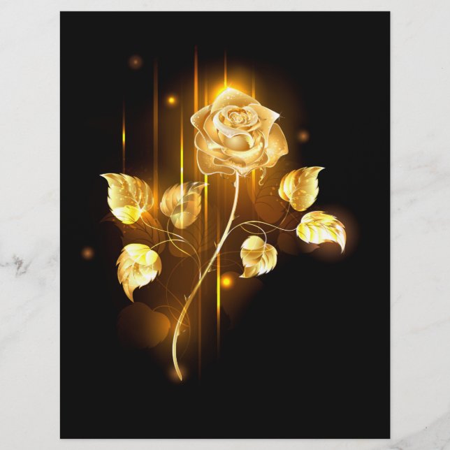 Golden rose ( gold rose ) letterhead (Front)