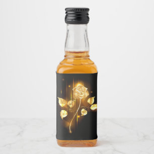 Golden rose ( gold rose ) liquor bottle label