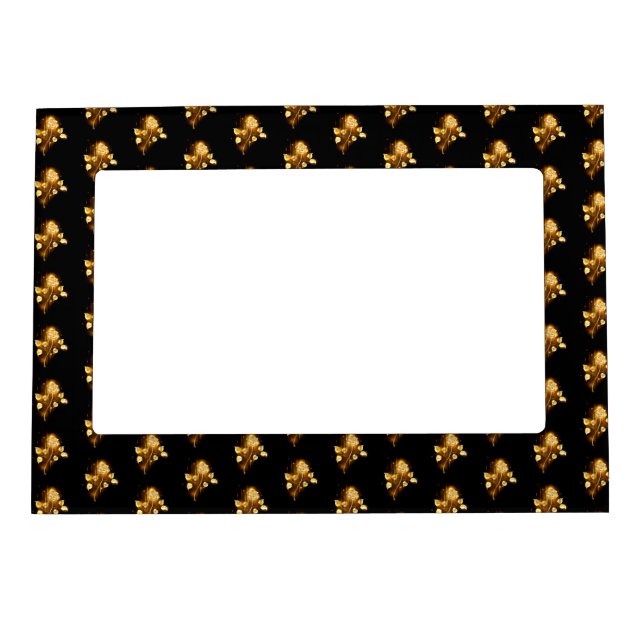 Golden rose ( gold rose ) magnetic frame (Front)