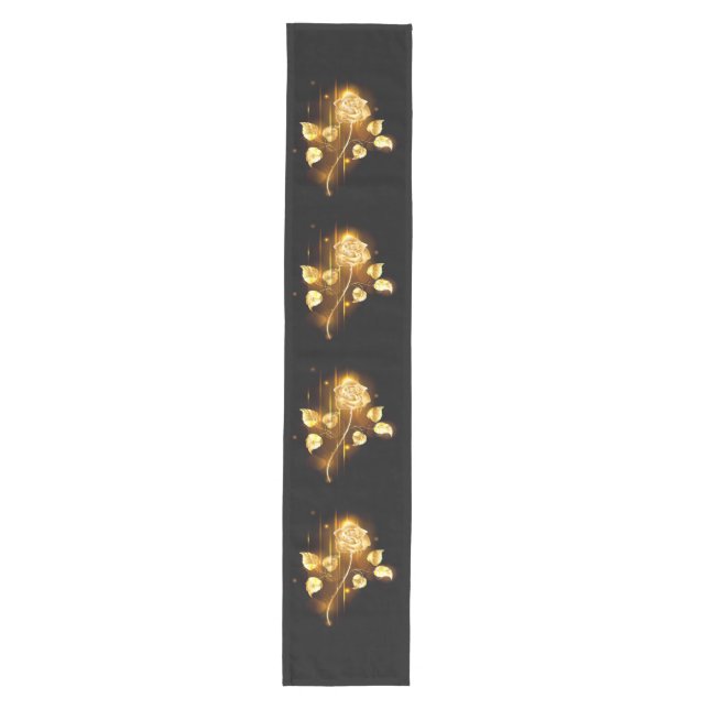 Golden rose ( gold rose ) medium table runner (Front)