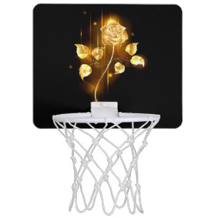 Golden rose ( gold rose ) mini basketball hoop