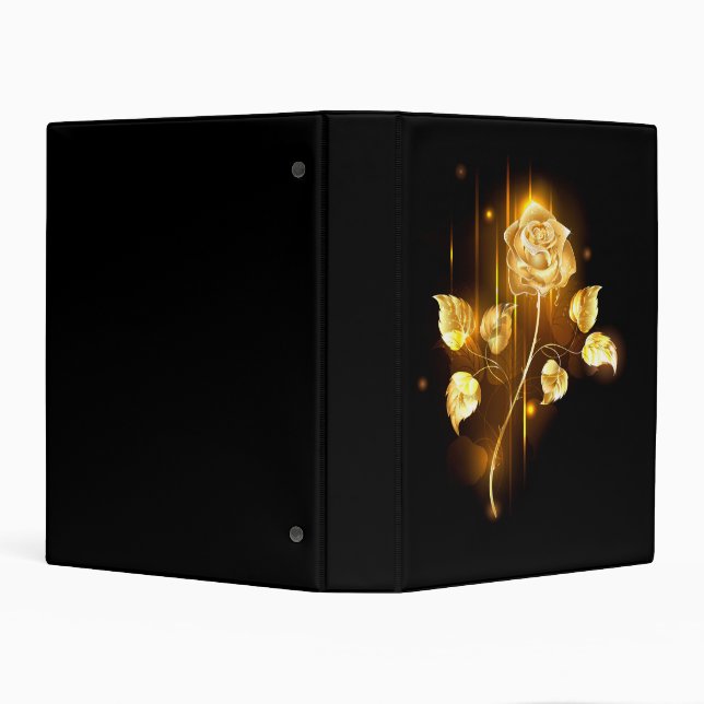 Golden rose ( gold rose ) mini binder (Background)