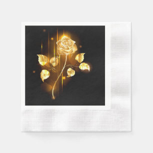 Golden rose ( gold rose ) napkins
