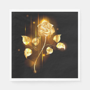 Golden rose ( gold rose ) napkins