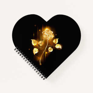 Golden rose ( gold rose ) notebook