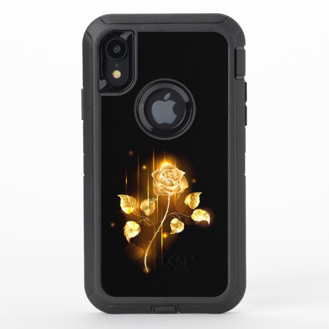 Golden rose ( gold rose ) otterbox iPhone case (Back)