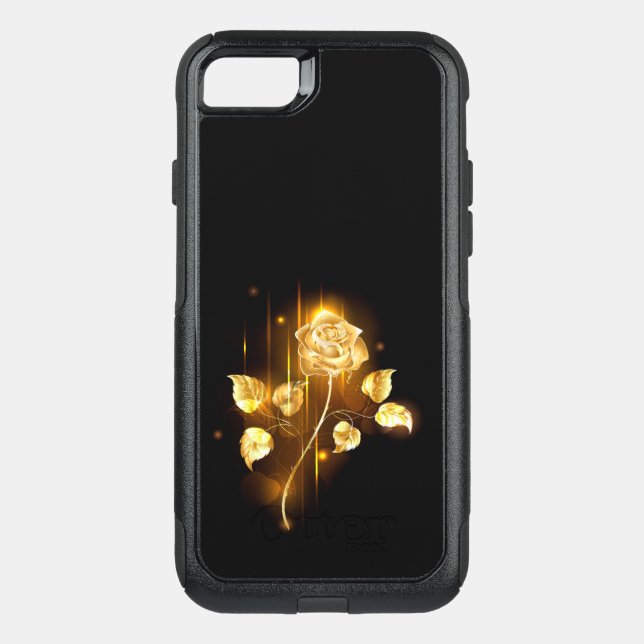 Golden rose ( gold rose ) otterbox iPhone case (Back)