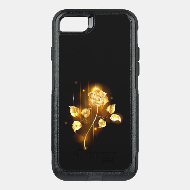 Golden rose ( gold rose ) otterbox iPhone case (Back)