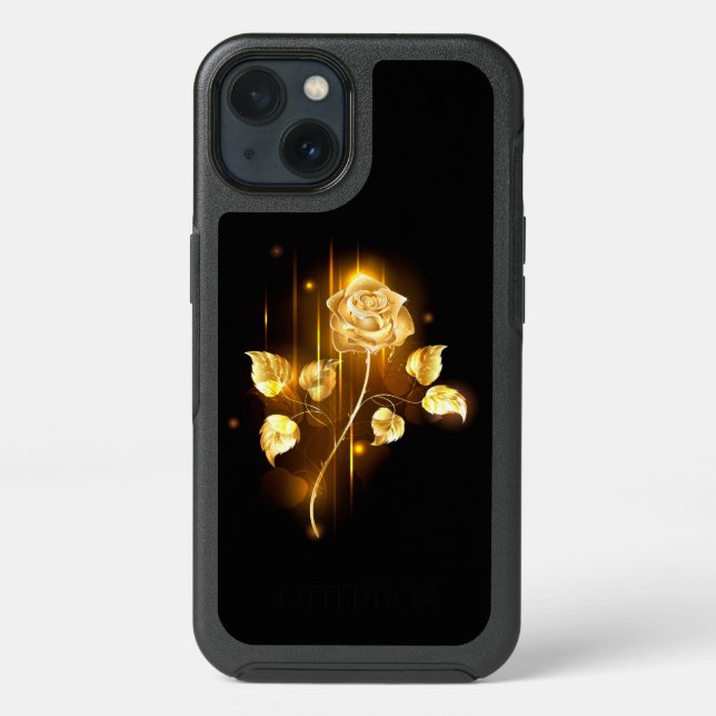 Golden rose ( gold rose ) otterbox iPhone case (Back)