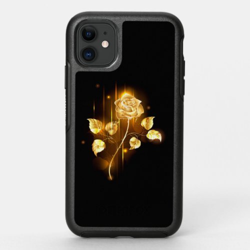 Golden rose  gold rose  OtterBox symmetry iPhone 11 case