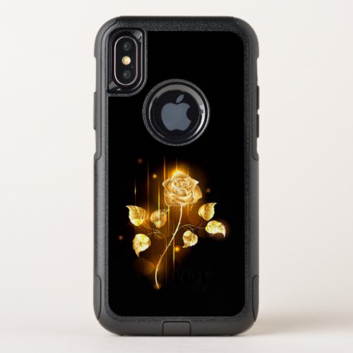 Golden rose  gold rose  OtterBox commuter iPhone x case
