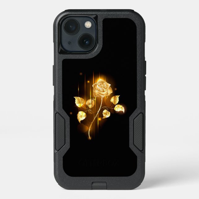 Golden rose ( gold rose ) otterbox iPhone case (Back)