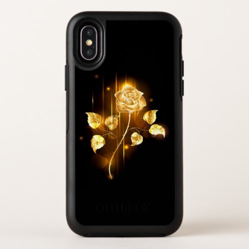 Golden rose  gold rose  OtterBox symmetry iPhone XS case