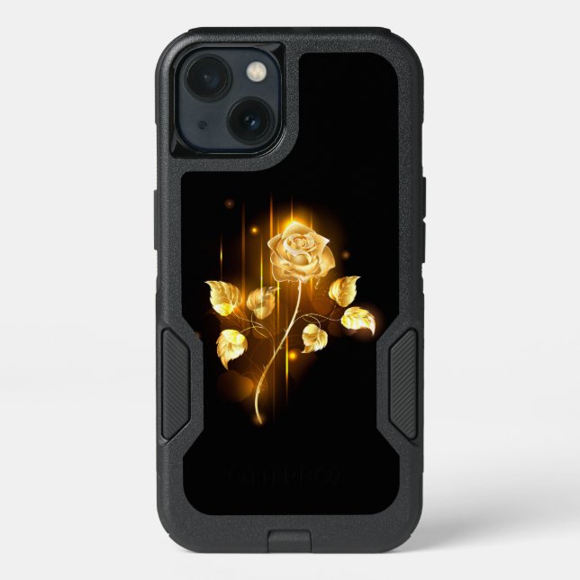Golden rose ( gold rose ) otterbox iPhone case (Back)