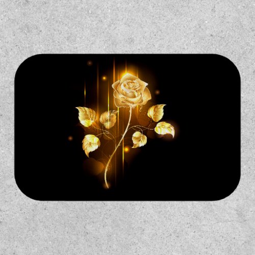 Golden rose  gold rose  patch