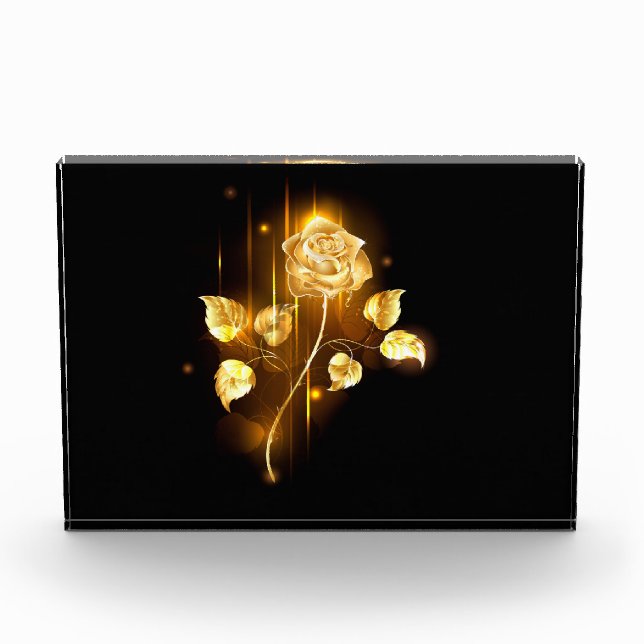 Golden rose ( gold rose ) photo block (Front)