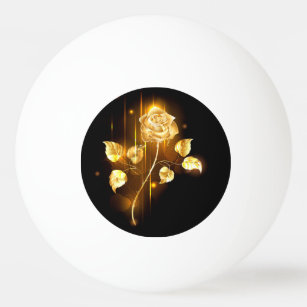 Golden rose ( gold rose ) ping pong ball