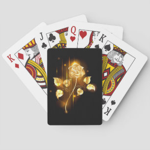 Golden rose ( gold rose ) poker cards