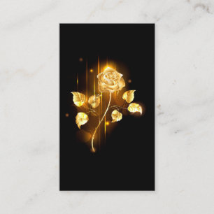 Golden rose ( gold rose ) referral card