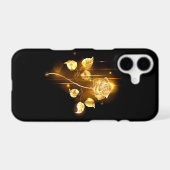 Golden rose ( gold rose ) samsung galaxy case (Back Horizontal)