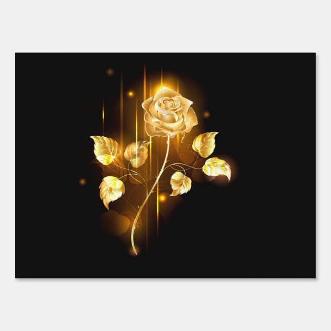 Golden rose ( gold rose ) sign (Front)