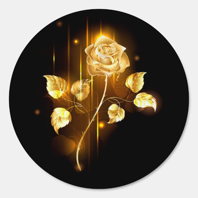 Golden rose ( gold rose ) sign (Front)