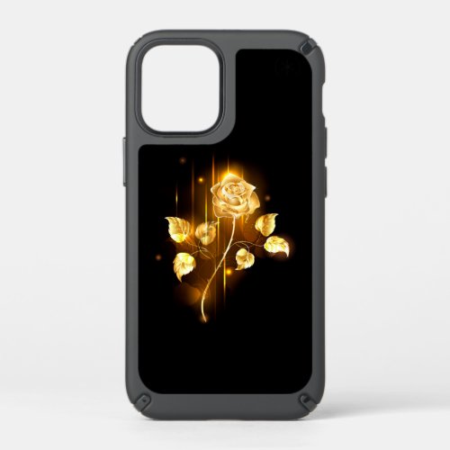 Golden rose  gold rose  speck iPhone 12 mini case