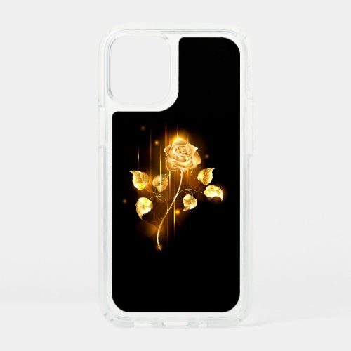 Golden rose  gold rose  speck iPhone 12 mini case