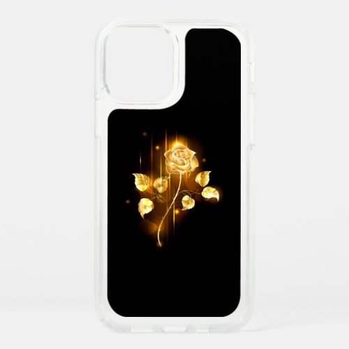 Golden rose  gold rose  speck iPhone 12 pro case