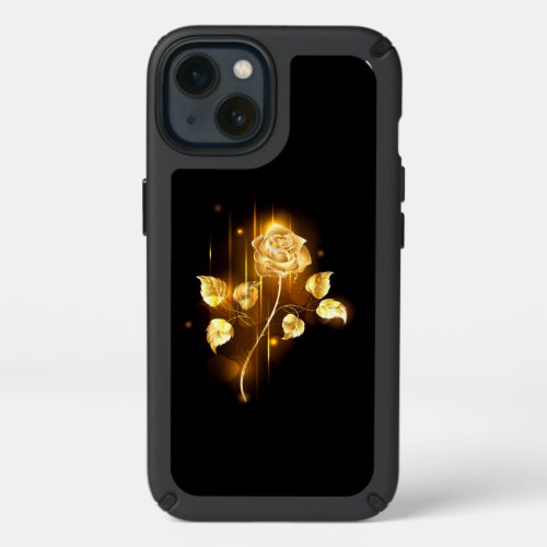 Golden rose  gold rose  speck iPhone 13 case