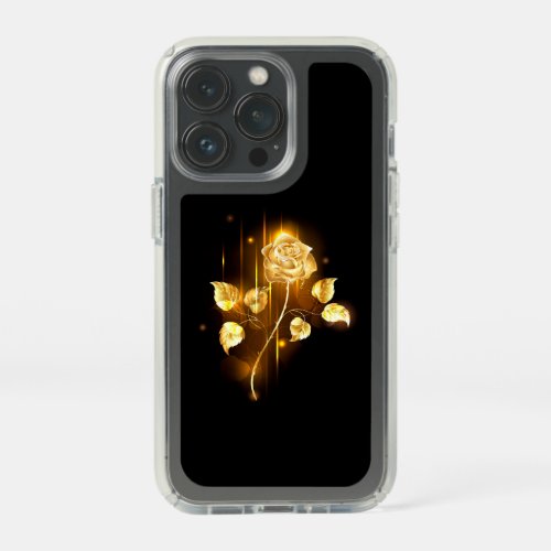 Golden rose  gold rose  speck iPhone 13 pro case
