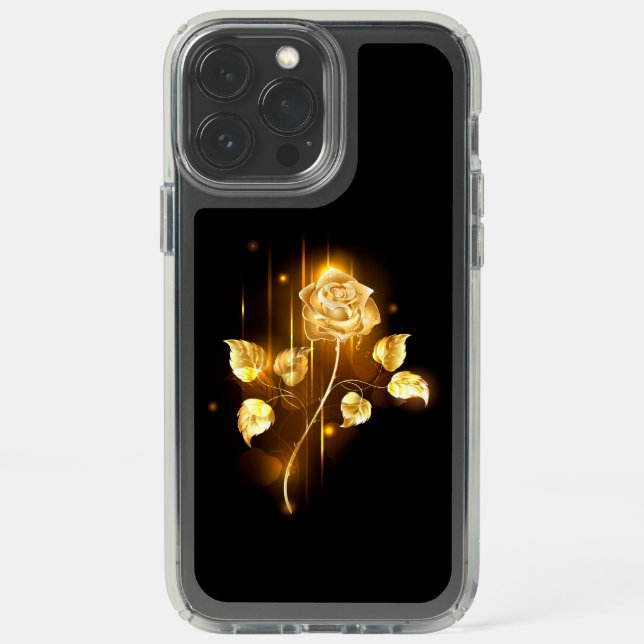 Golden rose ( gold rose ) speck iPhone 13 pro max case (Front)