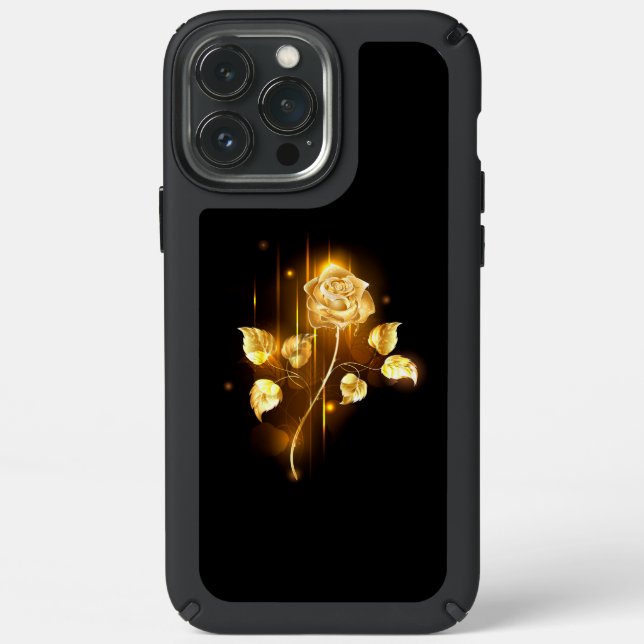 Golden rose ( gold rose ) speck iPhone 13 pro max case (Front)