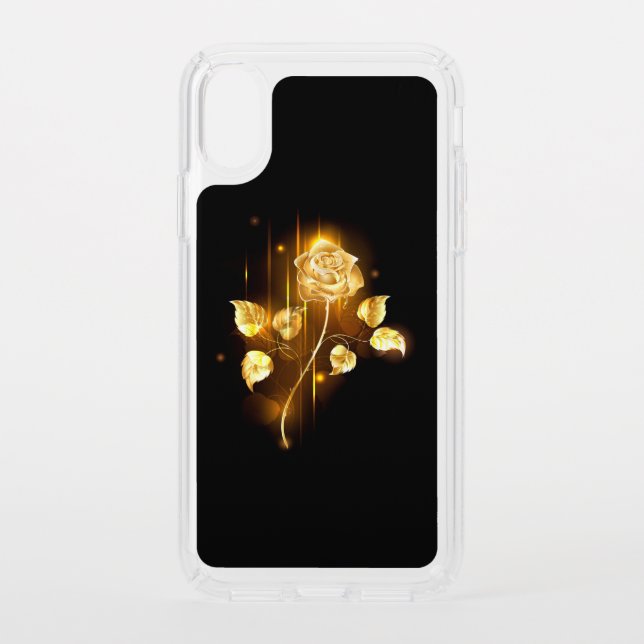 Golden rose ( gold rose ) speck iPhone XS case (Front)