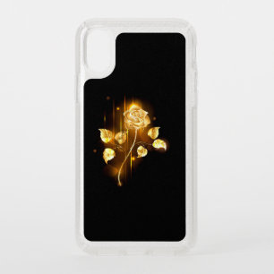 Golden rose ( gold rose ) speck iPhone XS case