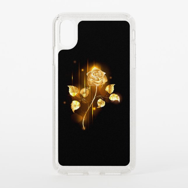Golden rose ( gold rose ) speck iPhone XS max case (Front)