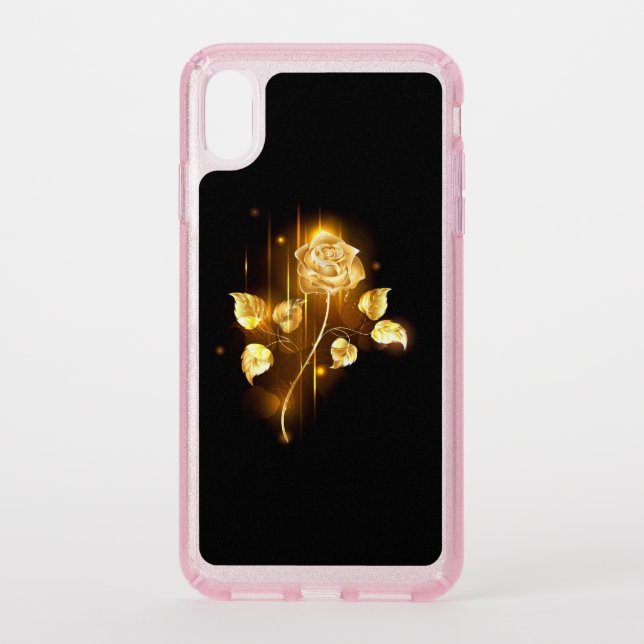 Golden rose ( gold rose ) speck iPhone XS max case (Front)